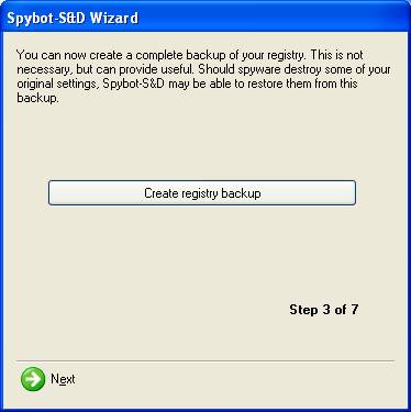 Registry Backup