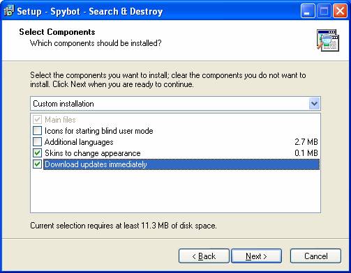 Select Components