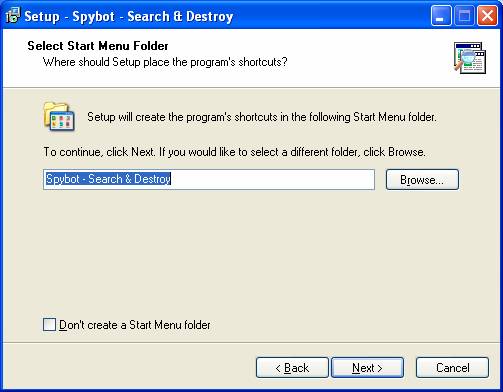 Start Menu Folder